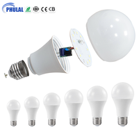 Matériaux bruts pour ampoules LED SKD 3W 5W 7W 9W 12W 15W 18W 24W Fabricant de pièces SKD pour ampoules LED