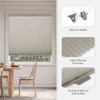 Persianas Celulares Opacas Inalámbricas de Panal de Abeja 100% Poliéster para Ventanas, Venta al por Mayor de Fábrica Allbright