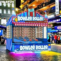 Tolefun CE Votre Logo Usine avec 15 ans d'expérience Jeu de boules à roulettes pour parcs à thème en plein air, parcs d'attractions et carnavals, jeu de skill