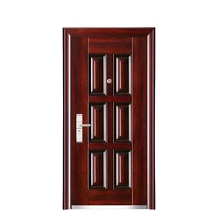 <span class=keywords><strong>Puerta</strong></span> principal de acero con cerradura, precio barato, Ghana - Product Image 1