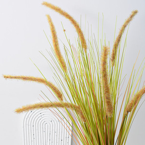 Herbe de renard artificielle Flower Delight, fleur décorative, verdure de mariage, PVC souple moulé par injection, écologique - Product Image 1