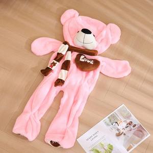 Ours en peluche Big Bear Hug avec <span class=keywords><strong>coque</strong></span> en cuir, jouet en peluche semi-fini, couverture, ODM personnalisable - Product Image 3