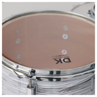 Batterie de percussions professionnelle 5 pièces avec cymbales et peaux double face pour adultes