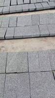 Carrelage en granit naturel moderne G654, gris foncé flammé, écologique, pour la décoration des escaliers