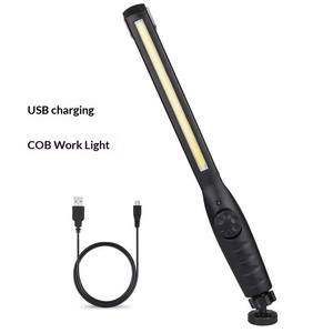 Lampe d'inspection magnétique LED COB rechargeable à intensité variable avec crochet de suspension, portable, IP44, angle de faisceau 120°, pour atelier automobile - Product Image 5