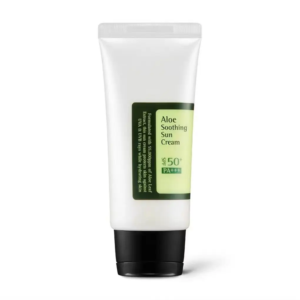 COSR Skincare maquillaje cosmético coreano Aloe calmante protector solar SPF 50 PA +++