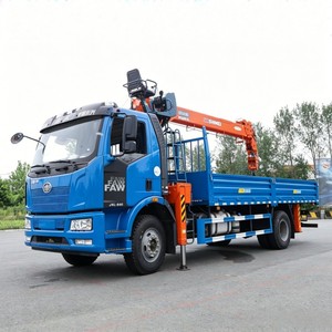 Camion grue télescopique FAW JH6 10 tonnes 12 tonnes 4x2 à flèche droite pour levage lourd - Product Image 2