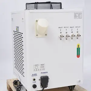 CW5300空冷式工業用水チラー低温制御CO2レーザー切断彫刻小規模製造プラントでの使用