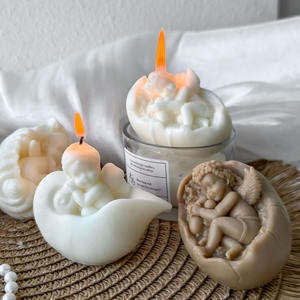 Early Riser Angel Baby DIY <span class=keywords><strong>Molde</strong></span> <span class=keywords><strong>de</strong></span> vela <span class=keywords><strong>de</strong></span> aromaterapia Novedad <span class=keywords><strong>Molde</strong></span> <span class=keywords><strong>de</strong></span> <span class=keywords><strong>silicona</strong></span> <span class=keywords><strong>de</strong></span> cáscara <span class=keywords><strong>de</strong></span> huevo <span class=keywords><strong>de</strong></span> Pascua para hacer velas hechas a mano - Product Image 2