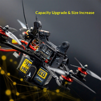 Batterie LiPo pour drone de course FPV Geeetech Format Gold Brick 50 850 1400 1550 2200mAh 150C 6S 22.2V avec connecteur XT60
