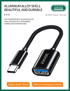 <span class=keywords><strong>Convertidor</strong></span> de tipo C a USB de <span class=keywords><strong>alta</strong></span> <span class=keywords><strong>calidad</strong></span> directo de fábrica-Plug & Play de aleación de aluminio para computadora portátil/teléfono/tableta, datos/carga, duradero - Product Image 3