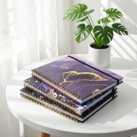 Nuevo Cuaderno Espiral Impermeable de Hojas Sueltas con Cubierta de PP A5/B5, 60 Hojas Interiores con Líneas Puras, para Escritura Escolar, Blocs de Notas Promocionales