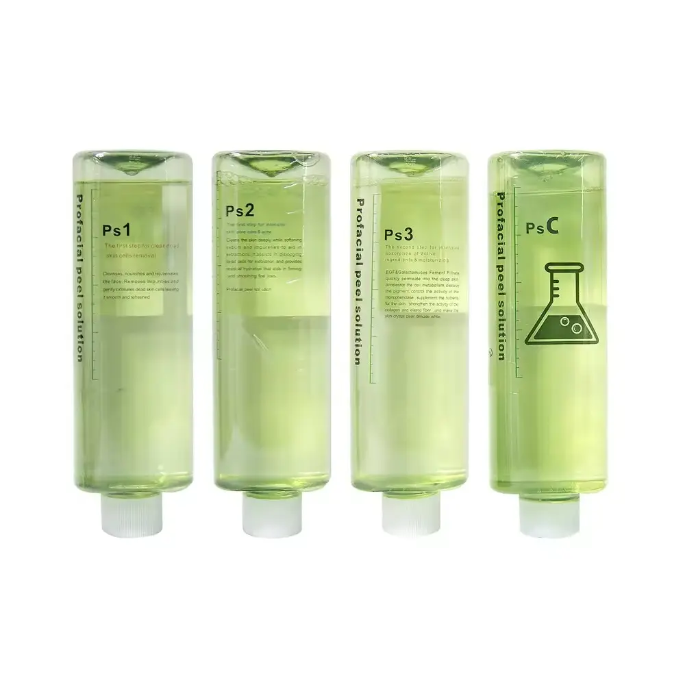 4 Flaschen koreanische Hydra Kosmetik Hautpflege Maschine Gesichtsserum Flasche Aqua Peel Lösung ps1 ps2 ps3 psc