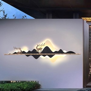 Lampe solaire murale LED extérieure, longue bande lumineuse pour jardin, villa, cour, décoration paysagère - Product Image 2