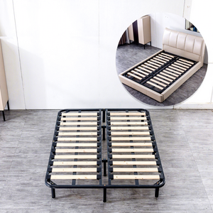 โครงเตียงในห้องนอนโครงเตียงรูปโครงกระดูกมังกรอื่นๆทำจากแผ่นจานแบนที่นอนหนาขึ้น C89นุ่มพิเศษ - Product Image 1