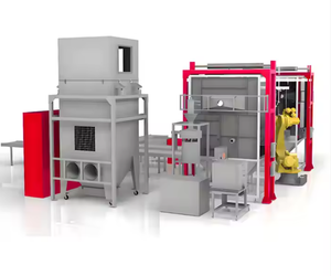 <span class=keywords><strong>MAGE</strong></span> Ligne de peinture par pulvérisation en poudre entièrement automatique avec chaîne de convoyeur aérien - Product Image 3