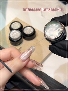 <span class=keywords><strong>Vernis</strong></span> à ongles gel métallique super brillant 5 ml, sans nettoyage, effet miroir argenté, <span class=keywords><strong>semi</strong></span>-<span class=keywords><strong>permanent</strong></span>, à retirer par trempage, pour nail art UV - Product Image 3