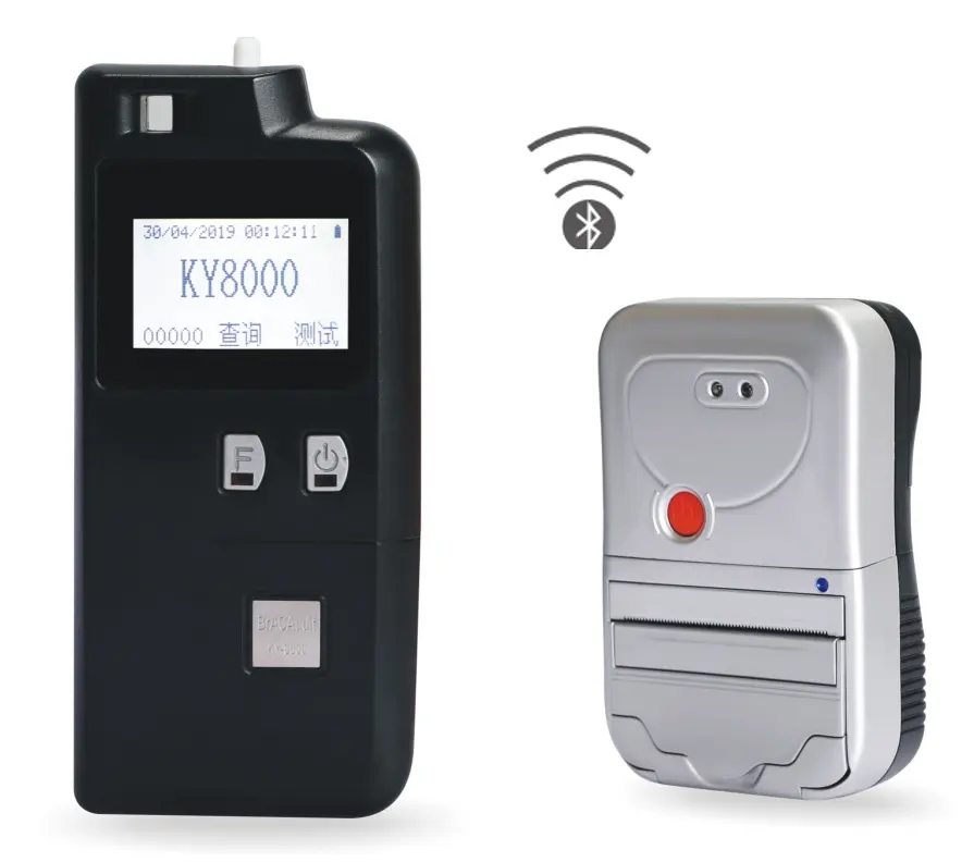 Breathalyzer with printer KY8000 alcohol tester