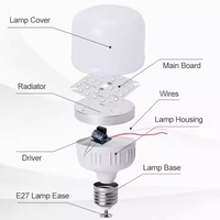 Offre Spéciale 5w 10w 15w 20w 30w 40w 50w 60w E27 B22 T Forme Ampoule Led Ampoules pour La Maison