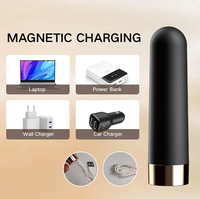Mini vibromasseur à balles rechargeable par USB, équipé d'une télécommande sans fil, 10 modes, 100% étanche, vibromasseur pour point G