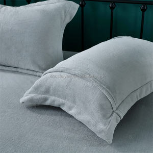 FY all'ingrosso matrimonio romantico rosa spessa morbido inverno 100% <span class=keywords><strong>in</strong></span> pile di <span class=keywords><strong>flanella</strong></span> di poliestere copripiumino e lenzuola Set di biancheria da letto - Product Image 3