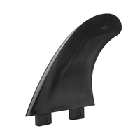 Lot de 3 ailerons de planche de surf G5 durables, accessoires pour planches de surf, déviation d'eau gauche, milieu, droite, noir