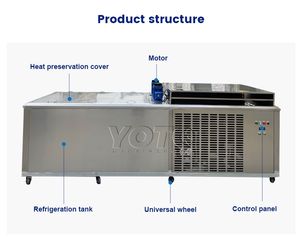 Máquina para hacer bloques de hielo industrial de 1000 capacidades Zimbabue para Reino Unido - Product Image 2