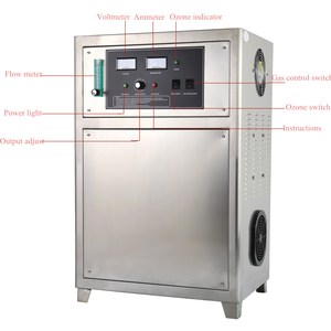 Quanju macchina portatile dell'ozono 30 g/h generatore di trattamento delle acque reflue fonte di ossigeno industriale piscina acqua disinfezione per Hotel - Product Image 3