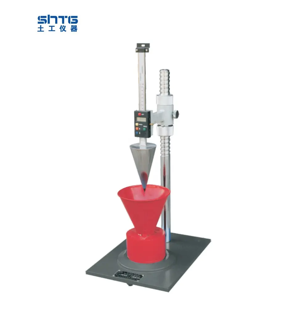 STSC-145 Digitale Display Mortel Consistentie Meter Mix Proportie Meter Cement Mortel Vloeibaarheidskegel Penetrometer Testapparaat