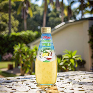 Viloe Brand Boisson saine Lait de coco avec concentré de saveur de mangue et bouteille sucrée Taille 290ml. Boisson Made in VIETNAM - Product Image 5