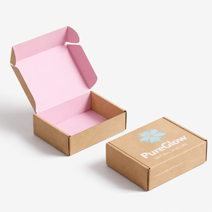 Elegante Caja de Embalaje Cosmético Reciclable Personalizada, Caja de Envío por Suscripción para Maquillaje, Acabado Mate, Logotipo Personalizado del Fabricante - Product Image 5