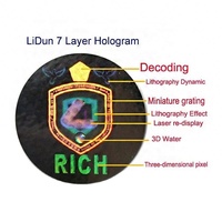 <strong>Best</strong> <strong>Selling</strong> Custom Make Your Own Brand Hologram Stickers with QR Hologram Serial Number Stickers