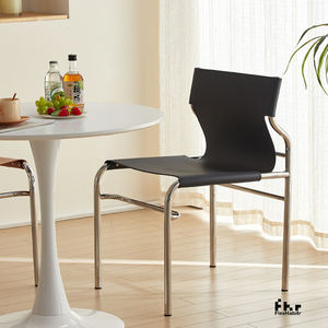 เก้าอี้รับประทานอาหารทำจากหนังหุ้มเฟอร์นิเจอร์ทันสมัย - Product Image 5