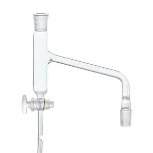 Laboratory Glass Oil Water moisture Separator distillation disilling receiver With glass ptfe stopcock