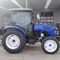 Tracteur agricole 70 CV 4x4 avec cabine, fabriqué en Chine, série TB70, transmission intégrale
