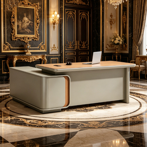 Scrivania da Ufficio Premium di Lusso, Spaziosa Scrivania Commerciale con Organizer Integrato per Uso Aziendale - Product Image 1