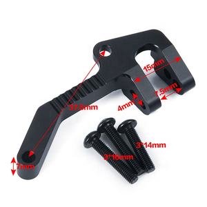 Support fixe de barre anti-roulis en aluminium certifié <span class=keywords><strong>Panhard</strong></span> Mount pour 1/10 RC Crawler Car TRX4 TRX6 Upgrade Spare Parts - Product Image 5