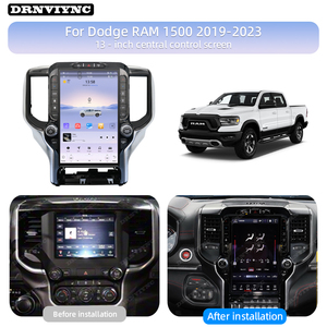 Autoradio Android 13'' 8 cœurs avec Carplay, caméra 360°, GPS, <span class=keywords><strong>TV</strong></span>, DSP, <span class=keywords><strong>lecteur</strong></span> vidéo <span class=keywords><strong>DVD</strong></span> stéréo pour Dodge Ram 1500 2019 - 2023 - Product Image 2