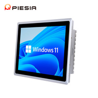 Piesia 15 15,6 pulgadas todo en uno pantalla táctil capacitiva computadora integrada Tablet PC IP65 impermeable Panel Industrial sin ventilador PC