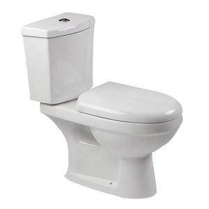 Inodoro y Lavabo de Cerámica Blanca de Dos Piezas con Doble Descarga, Montado en el Suelo, para Uso en Baños y Hoteles - Product Image 3