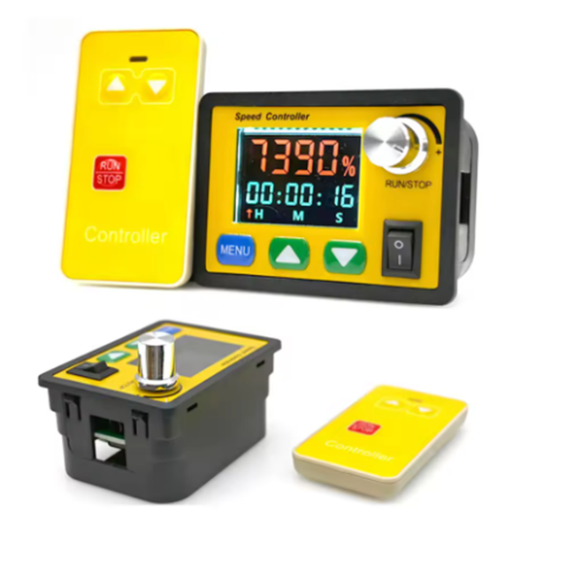 DC6-55V 30A PWM Speed Controller Tachometer Wireless Remote Control Brushed Motor Governor Digital Controller Power Supply