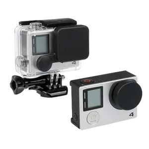 スーパーシェルアクションカメラアクセサリーVlog防水ハウジングケースGoProProtection GoPro Hero 4/3用保護レンズカバー