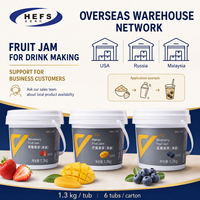 Fruitjam Groothandel 1,3kg x 6 dozen 10 smaken Minimum bestelhoeveelheid 50 dozen voor bakkerijen en voedselverwerkende bedrijven