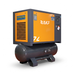 ZAKF 7.5KW 10HP เครื่องสกรูอัดอากาศแบบความเร็วคงที่  รวมทุกอย่างไว้ในเครื่องเดียว สำหรับอุตสาหกรรมการผลิต ซ่อมแซมยานยนต์ ประสิทธิภาพสูง - Product Image 4