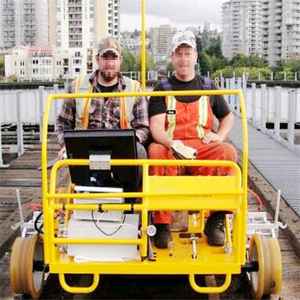 รางรถไฟแบบบูรณาการรถเข็นตรวจสอบรถไฟรถเข็นแบนใช้แบตเตอรี่ลิเธียม - Product Image 1