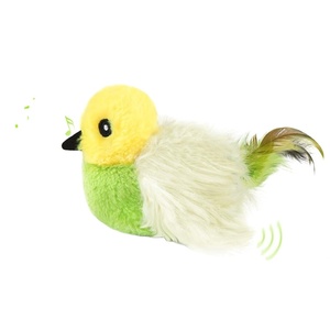 Juguete para Gatos de Peluche con Sonido de Pájaro Volador y Aleteador, Interactivo, Realista, de Piel Sintética, Automático, Amakihi - Product Image 1