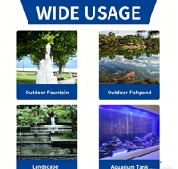 Pompe de fond d'aquarium OEM, pompe à eau submersible pour fontaine, hydroponie, statues aquatiques et circulation d'eau en aquarium