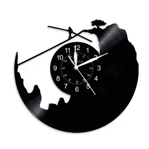 Home decorative Wholesale Vintage wall Clock Vinyl Records Quartz Wall Clock For Gift