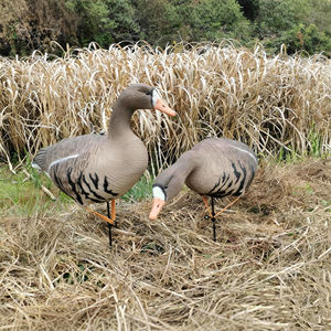 Décoys de canards flottants 3D pliables en gros, en plastique souple EVA avec pied orange, équipement de chasse - Product Image 4