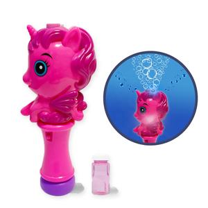 Baguettes à Bulles de Poisson de Dessin Animé avec Lumière, Mini Baguette à Bulles, Jouet Lumineux avec Solution à Bulles de 95ml - Product Image 2